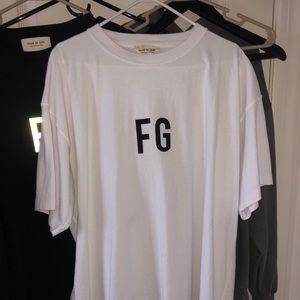 Fear of God White Tee XL